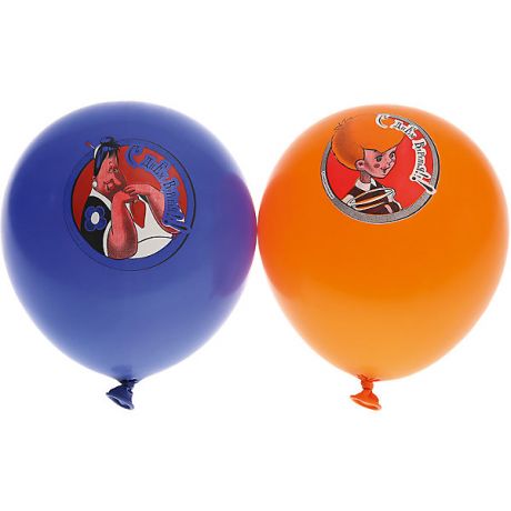 Belbal Воздушные шары Belbal "День рождения: Малыш и Карлсон", с рисунком, 25 шт