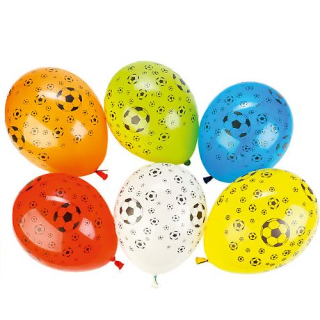 Belbal Воздушные шары Belbal "Мяч футбольный", пастель, шелкография, 50 шт