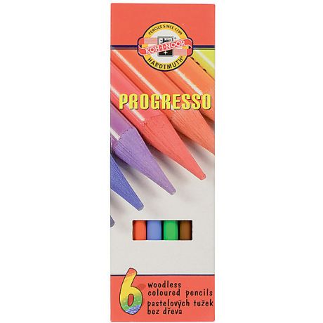 Koh-i-noor Набор цветных карандашей KOH-I-NOOR "Progresso", 6 цветов