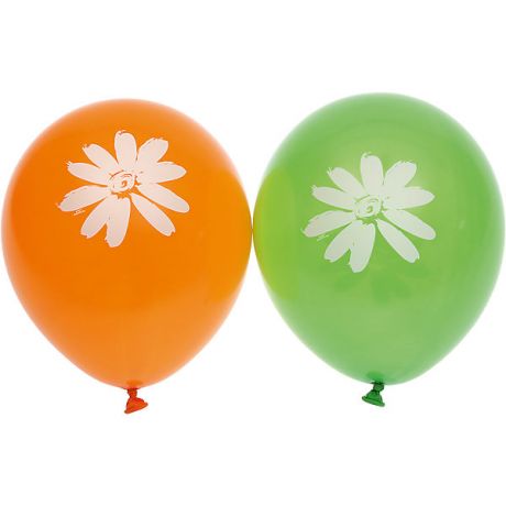 Belbal Воздушные шары Belbal "Ромашки", с рисунком, 50 шт