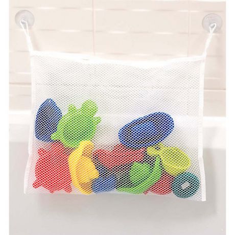 Clippasafe Сумка-мешок для игрушек в ванной, белый