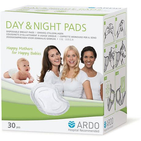 ARDO Одноразовые прокладки для бюстгальтера Ardo Day & Night Pads, 30 шт