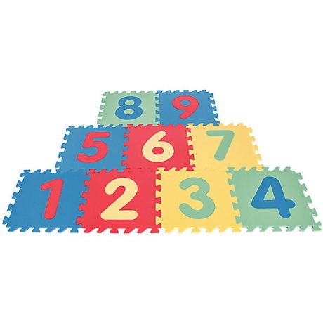 Pilsan Игровой коврик 9-ти секционный с цифрами, 33х33х0,7 см