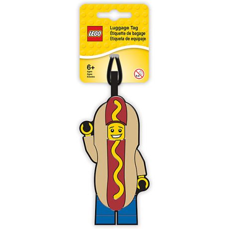 - Бирка для багажа Lego Hot Dog