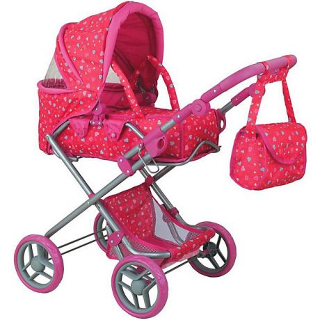 Buggy Boom Коляска для кукол Buggy Boom Infinia, розовая