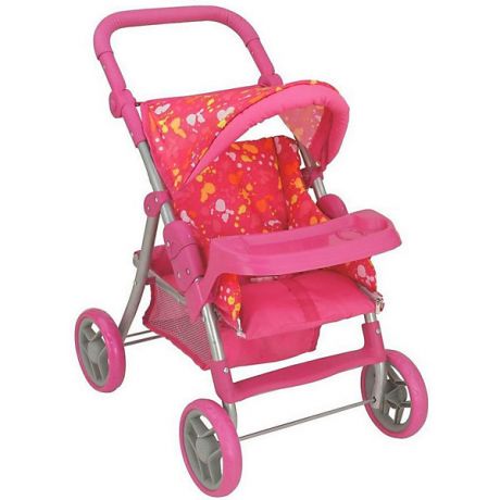 Buggy Boom Коляска для кукол Buggy Boom Skyna, розово-жёлтая