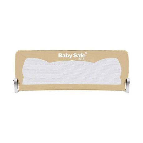Baby Safe Барьер для кроватки Baby Safe Ушки, 150х42 см, бежевый