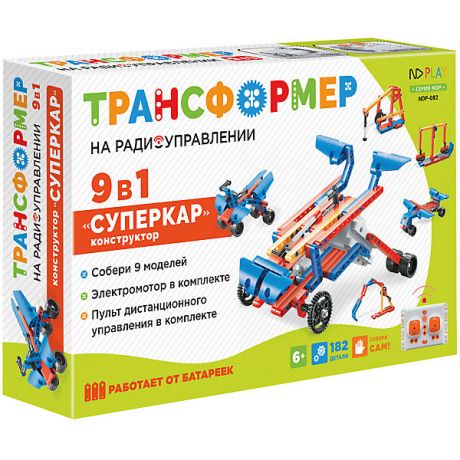 ND Play Набор для робототехники ND Play Трансформер "Суперкар" 9 в 1