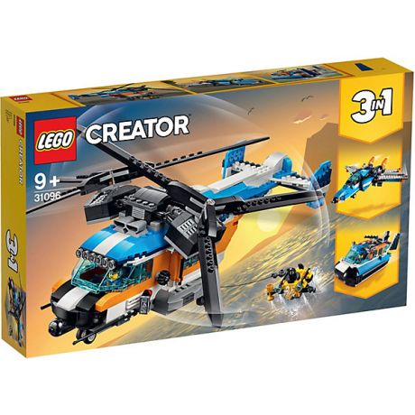 LEGO Конструктор LEGO Creator 31096: Двухроторный вертолёт