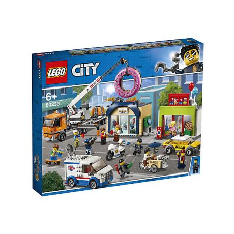 LEGO Конструктор LEGO City Town 60233: Открытие магазина по продаже пончиков
