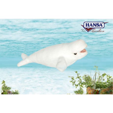 Hansa Мягкая игрушка Hansa "Кит белуха", 25 см