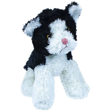 Teddykompaniet Мягкая игрушка Teddykompaniet котенок, черно-белый, 23 см