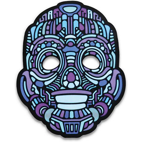 GeekMask Cветовая маска GeekMask "Robot", со звуком