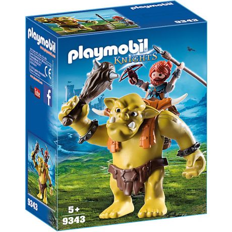 PLAYMOBIL® Игровой набор Playmobil "Гномы: гигантский тролль с боевым гномом"