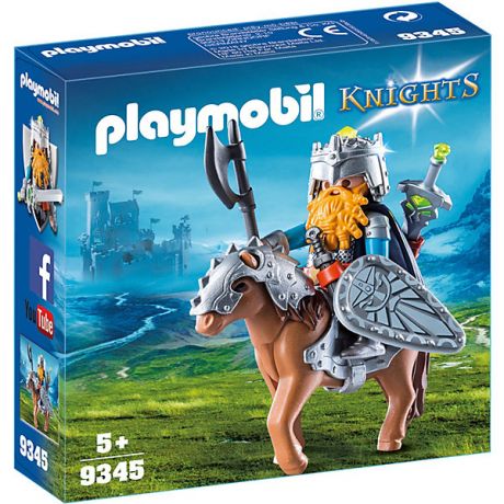 PLAYMOBIL® Игровой набор Playmobil "Гномы: боевой гном на коне"