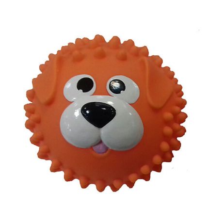 ЯиГрушка Массажный мяч ЯиГрушка "Собачка", оранжевый