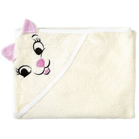 Twinklbaby Полотенце с капюшоном Кошки Fun Dry, Twinklbaby, светло-бежевый с розовыми ушками