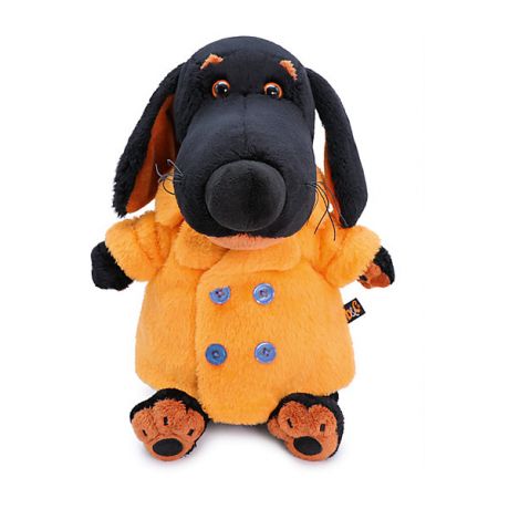 Budi Basa Мягкая игрушка Budi Basa Собака Ваксон в меховом пальто, 25 см