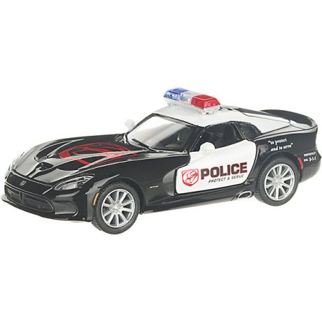 Serinity Toys Коллекционная машинка Serinity Toys 2013 Dodge SRT Viper GTS Полиция, чёрно-белая