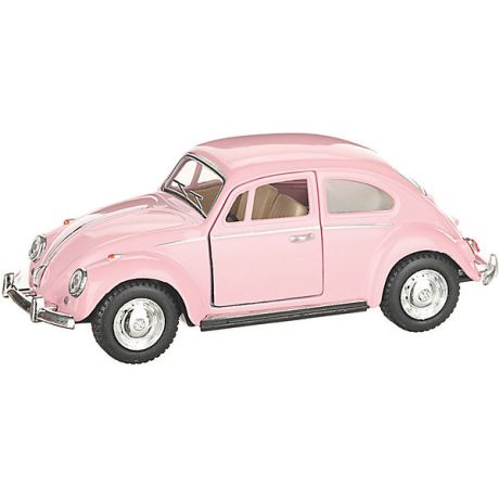 Serinity Toys Коллекционная машинка Serinity Toys 1967 Volkswagen Classical Beetle, розовая
