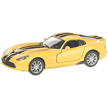 Serinity Toys Коллекционная машинка Serinity Toys 2013 Dodge SRT Viper GTS, жёлтая