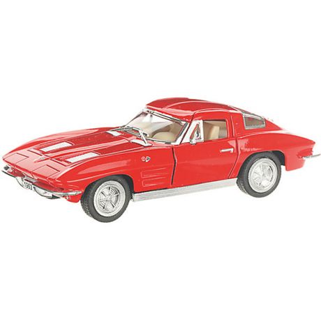 Serinity Toys Коллекционная машинка Serinity Toys 1963 Chevrolet Corvette Sting Ray, красная
