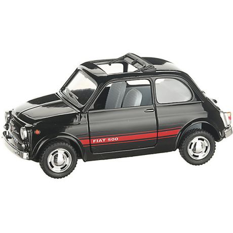Serinity Toys Коллекционная машинка Serinity Toys Fiat 500, чёрная