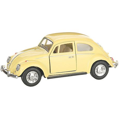 Serinity Toys Коллекционная машинка Serinity Toys 1967 Volkswagen Classical Beetle, жёлтая