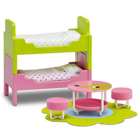 Lundby Мебель для домика Lundby Смоланд "Детская с 2 кроватями"