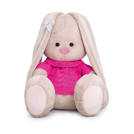 Budi Basa Мягкая игрушка Budi Basa Зайка Ми в розовом свитере, 18 см