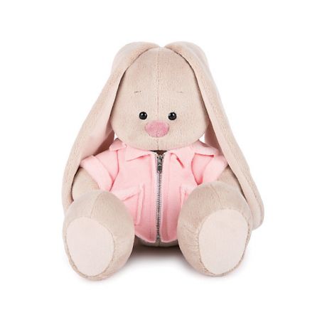 Budi Basa Мягкая игрушка Budi Basa Зайка Ми в розовой меховой курточке, 18 см