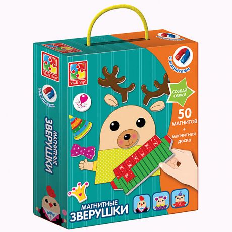 Vladi Toys Магнитная игра Vladi toys "Зверушки"