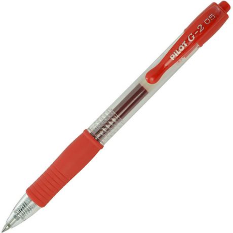Pilot Гелевая ручка Pilot "G2-5" автоматическая, красная