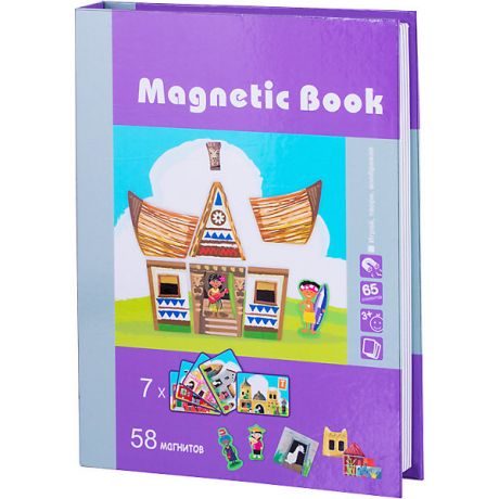 Magnetic book Развивающая игра Magnetic Book "Строения мира"