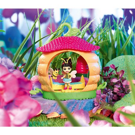 Mattel Игровой набор Enchantimals "Домик букашек" Беатрис Пчёлка и спальня