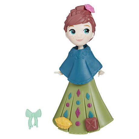 Hasbro Мини-кукла Disney Princess "Холодное сердце", Анна в зелёном платье