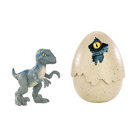 Mattel Игровая фигурка Jurassic World "Динозавры в яйцах", Велоцираптор