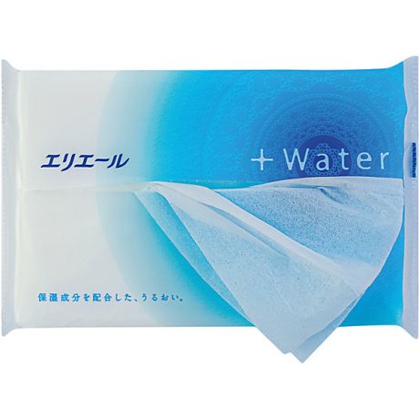 Elleair Бумажные платочки Elleair+Water упаковка 4 штуки