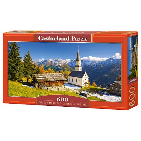 Castorland Пазл Castorland "Церковь Мартерле, Австрия", 600 деталей
