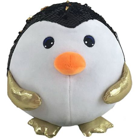 ABtoys Мягкая игрушка ABtoys Пингвин с пайетками, 18 см