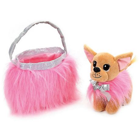 Мой питомец Мягкая игрушка Мой питомец Собака чихуахуа в розовой сумочке