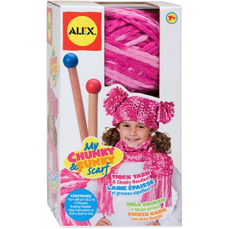 ALEX Набор для вязания шапки и шарфа Alex