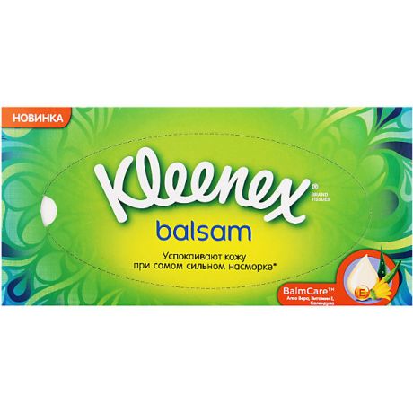 Kleenex Салфетки Kleenex Balsam, 72 штуки