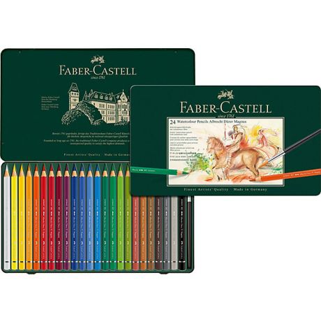 Faber-Castell Карандаши акварельные художественные Faber-Castell Albrecht Dürer Magnus, 24 цвета