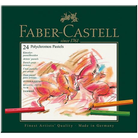 Faber-Castell Пастель художественная Faber-Castell Polychromos, 24 цвета