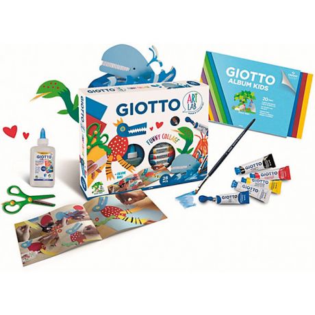 Giotto Набор весёлый коллаж Giotto Art Lab, 28 предметов