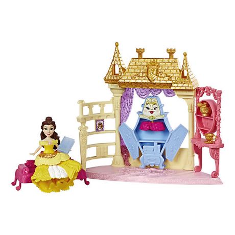 Hasbro Игровой набор Disney Princess Royal Clips, Спальня Белль