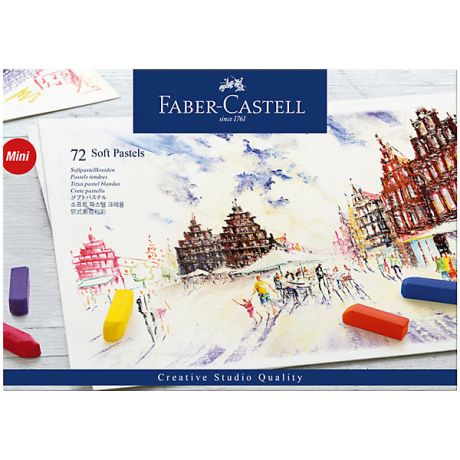 Faber-Castell Пастель Faber-Castell Soft pastels, 72 цвета, мини