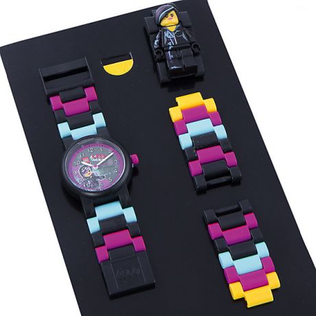 Детское время Часы наручные аналоговые с минифигурой "Lucy" на ремешке, LEGO