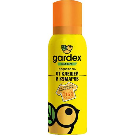 Gardex Аэрозоль от клещей и комаров на одежду, 100 мл., Gardex Baby